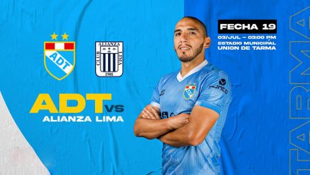 Pronóstico ADT Tarma vs Alianza Lima por Liga1 Torneo Apertura 03-07-2022