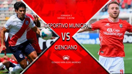 PronÃ³stico Deportivo Municipal vs Cienciano por Liga1 Torneo Clausura 15-07-2022